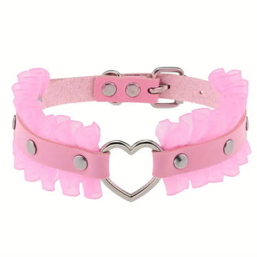Lovers Lace Heart Choker